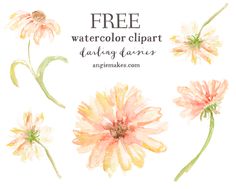 free watercolor clip