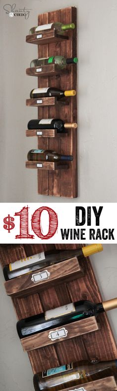 DIY Wine Rack… LOVE 